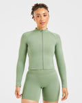 Staple Zip Jacket - Olive Vert