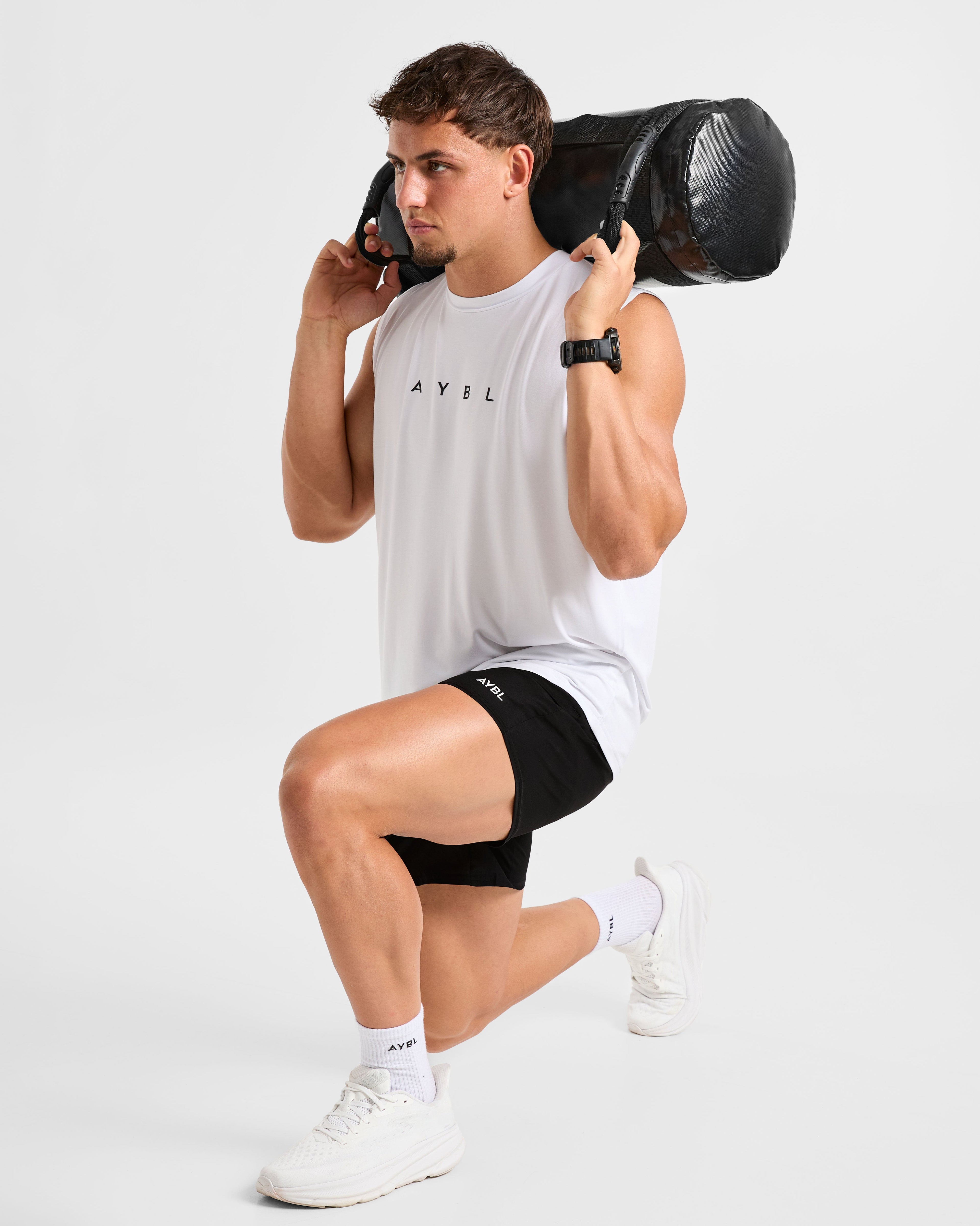 Reinforce Training Tank - Blanc