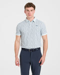 Precision Camellias Polo - Ice Bleu