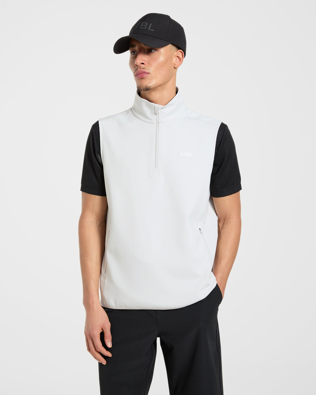 Precision 1/4 Zip Vest - Ice Grey