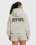 Sports Society Oversized Hoodie - Sand