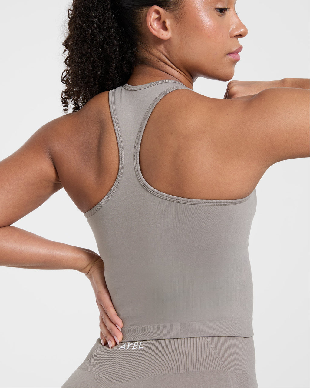 Empower Seamless Tank Top - Taupe