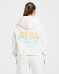 Sports Society Oversized Hoodie - Off Blanc