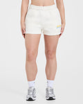 Sports Society Oversized Shorts - Off Blanc