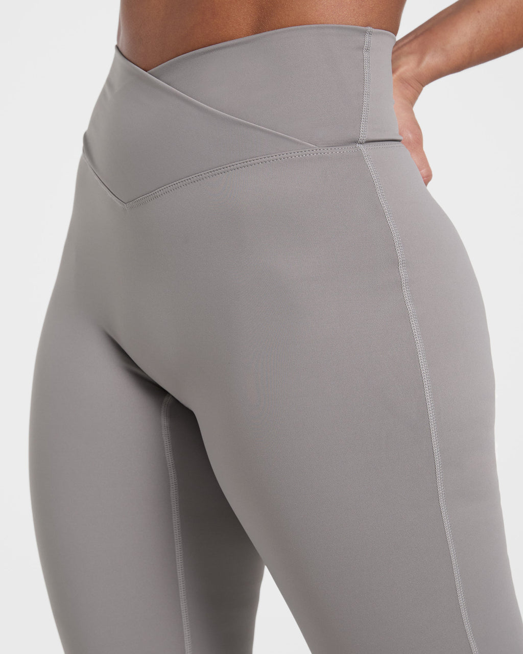 Sculpt Wrap Flared Leggings - Smoke Gris