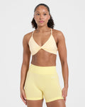Essential Twist Crossback Sports Bra - Jaune