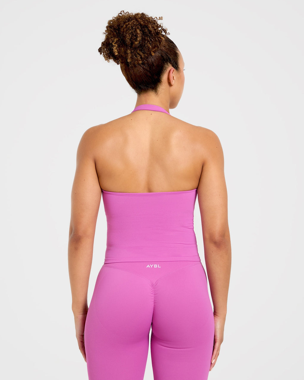 Enhance Seamless Halterneck Top - Summer Violet