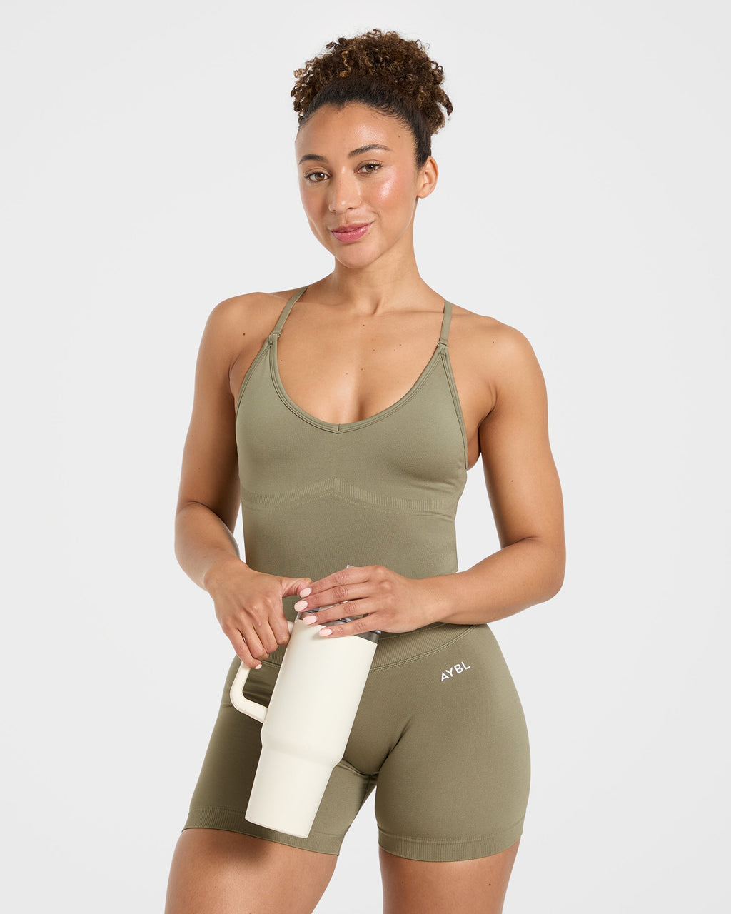 Adapt Seamless Tank Top - Muted Olive