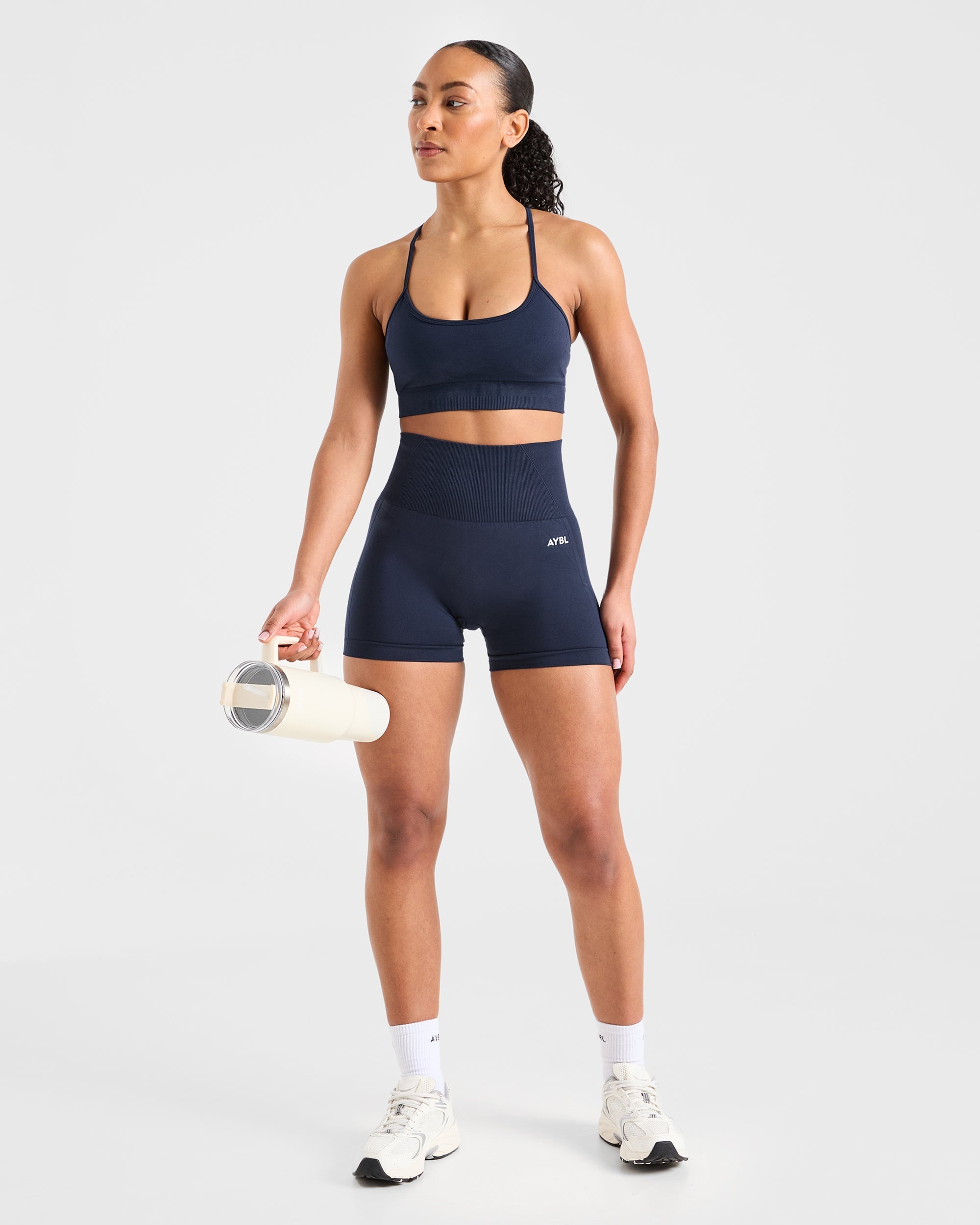 Empower Seamless Sports Bra - Navy