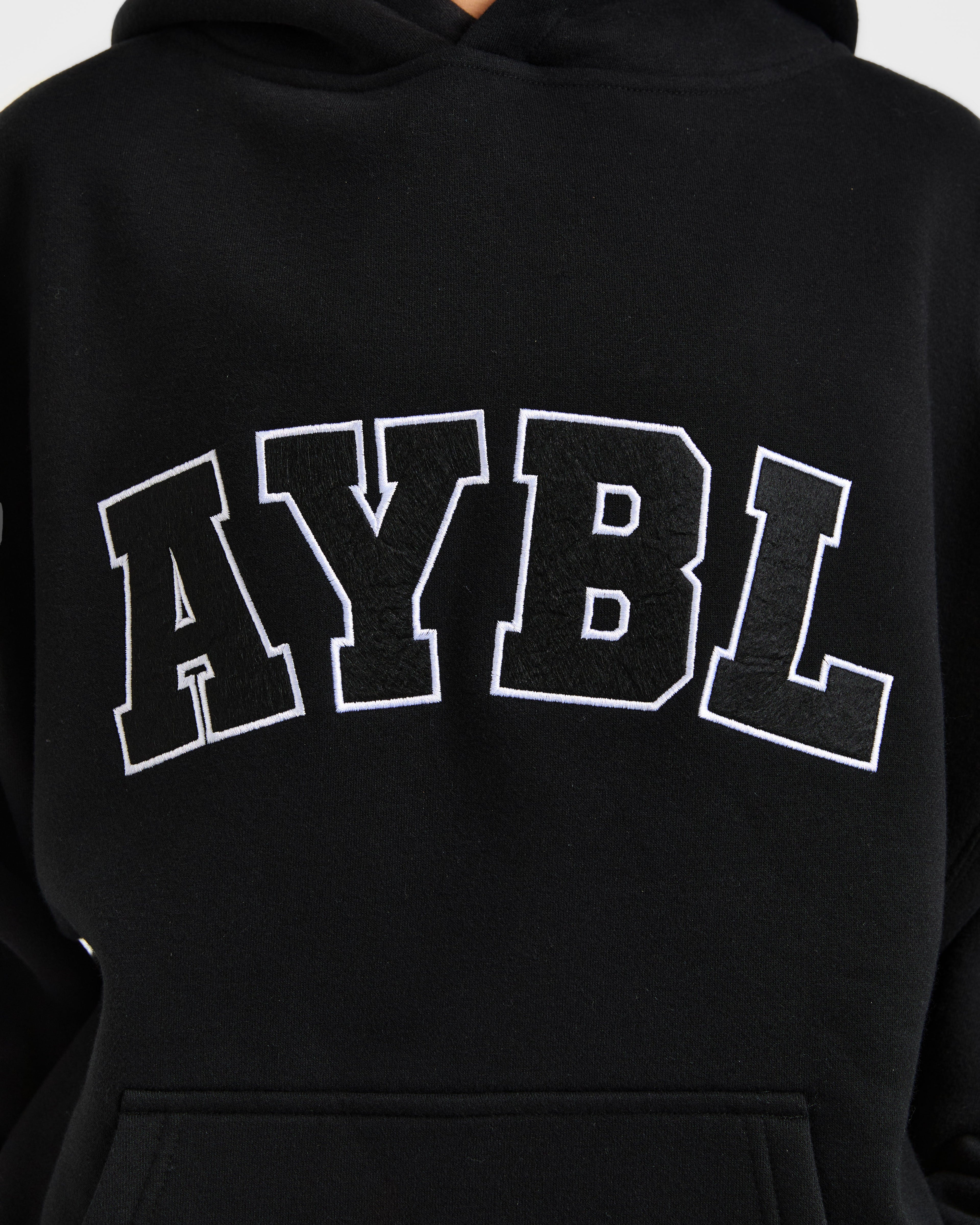 Varsity 2.0 Oversized Hoodie - Noir