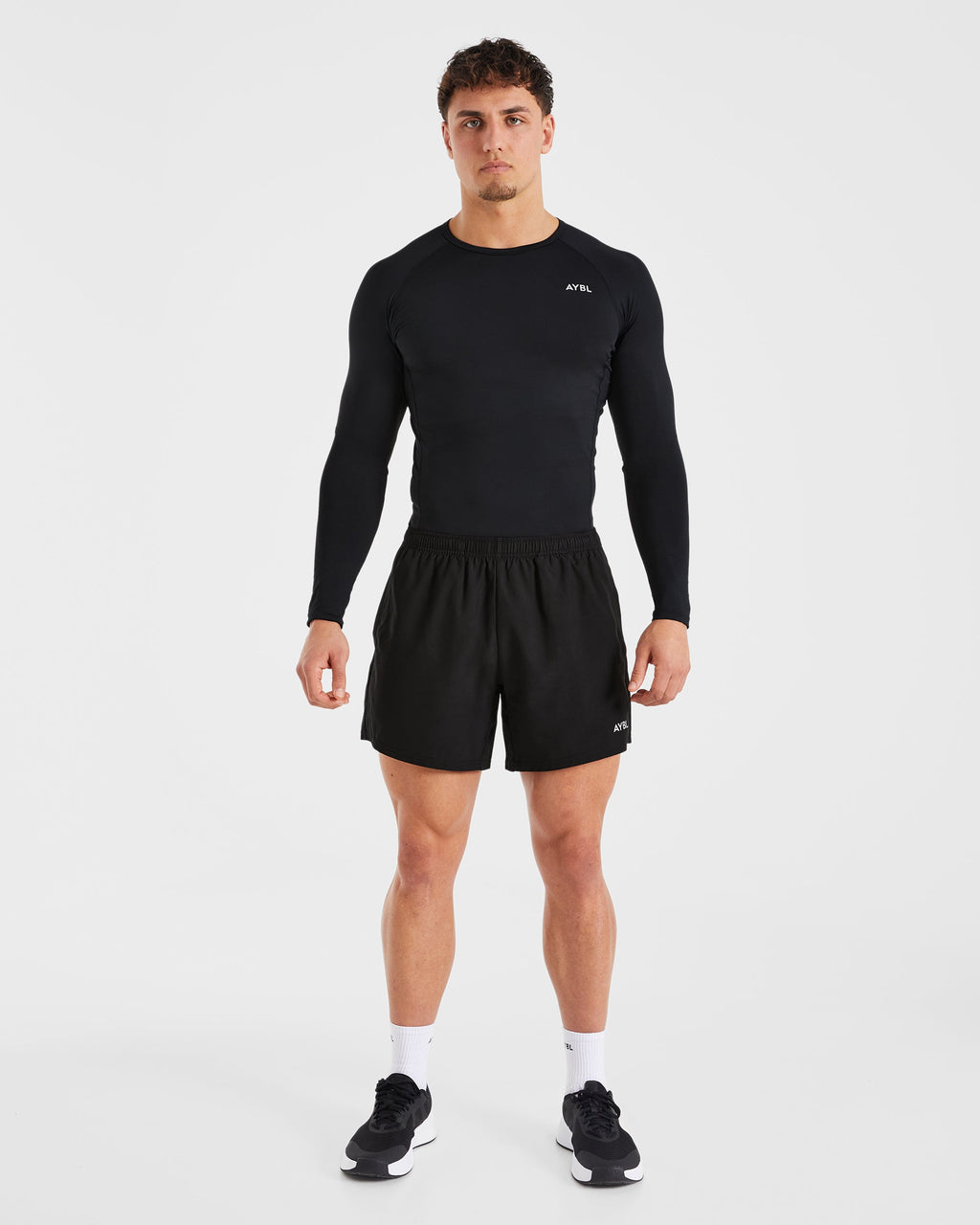 Compression Long Sleeve T Shirt - Noir