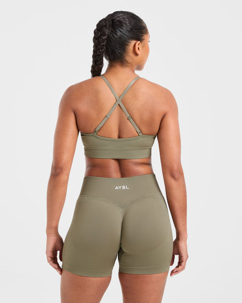 Adapt Seamless Sports Bra - Muted Olive