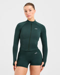 Balance V3 Seamless Zip Jacket - Dark Vert