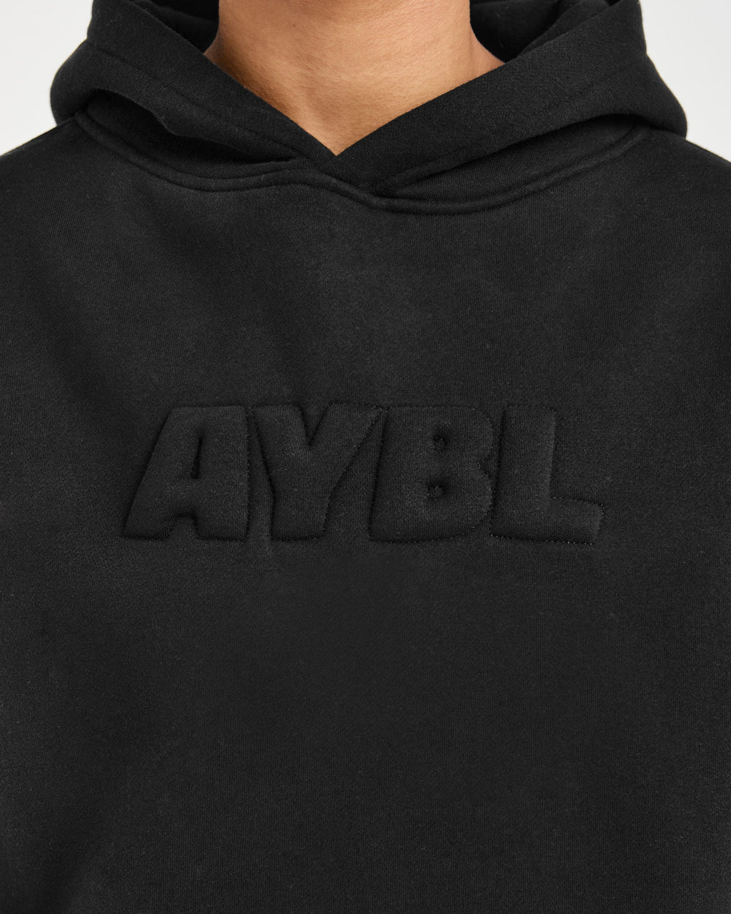 Classic Plush Oversized Hoodie - Noir