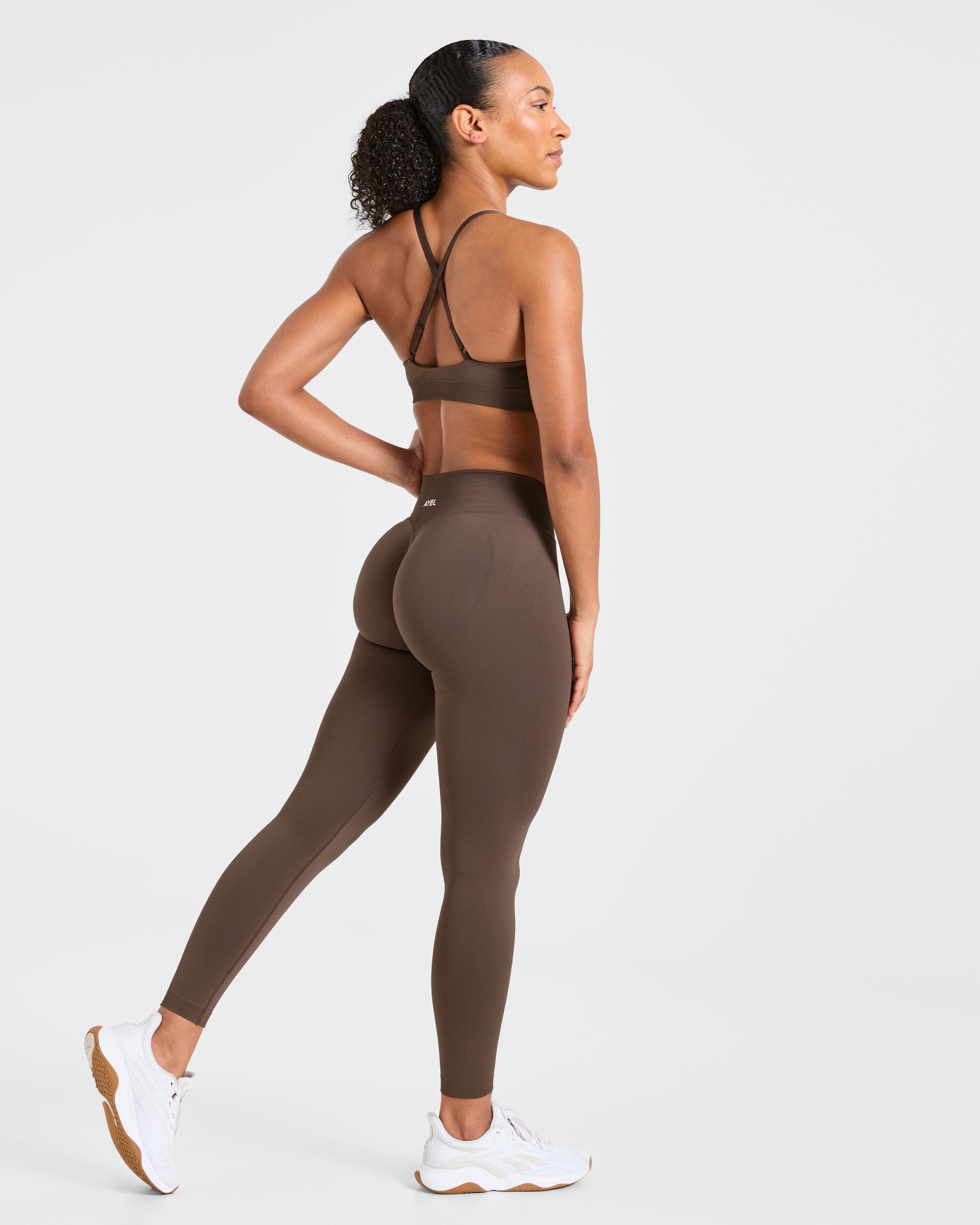 Enhance Seamless Sports Bra - Marron