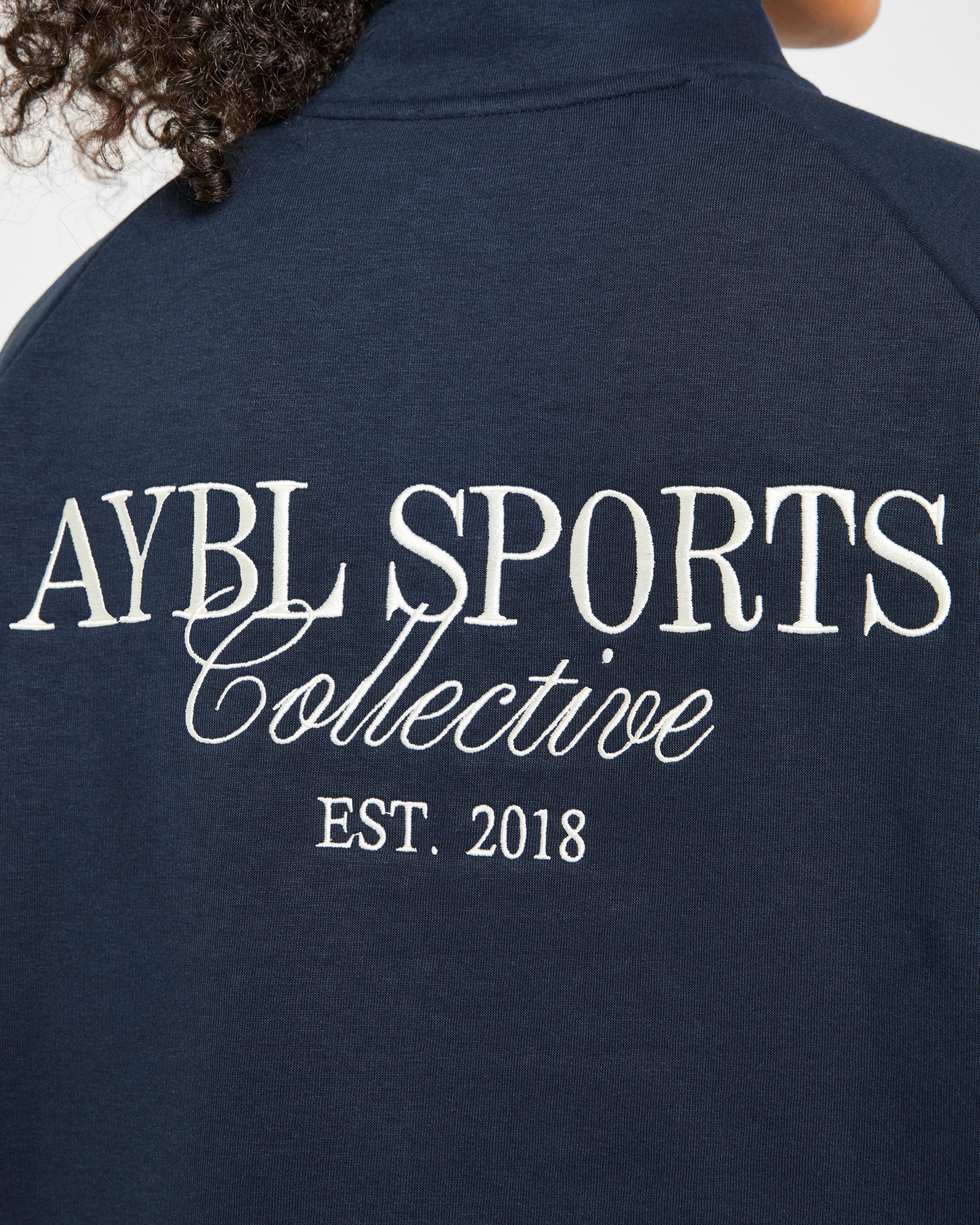 Sports Collective Oversized 1/4 Zip Pullover - True Navy