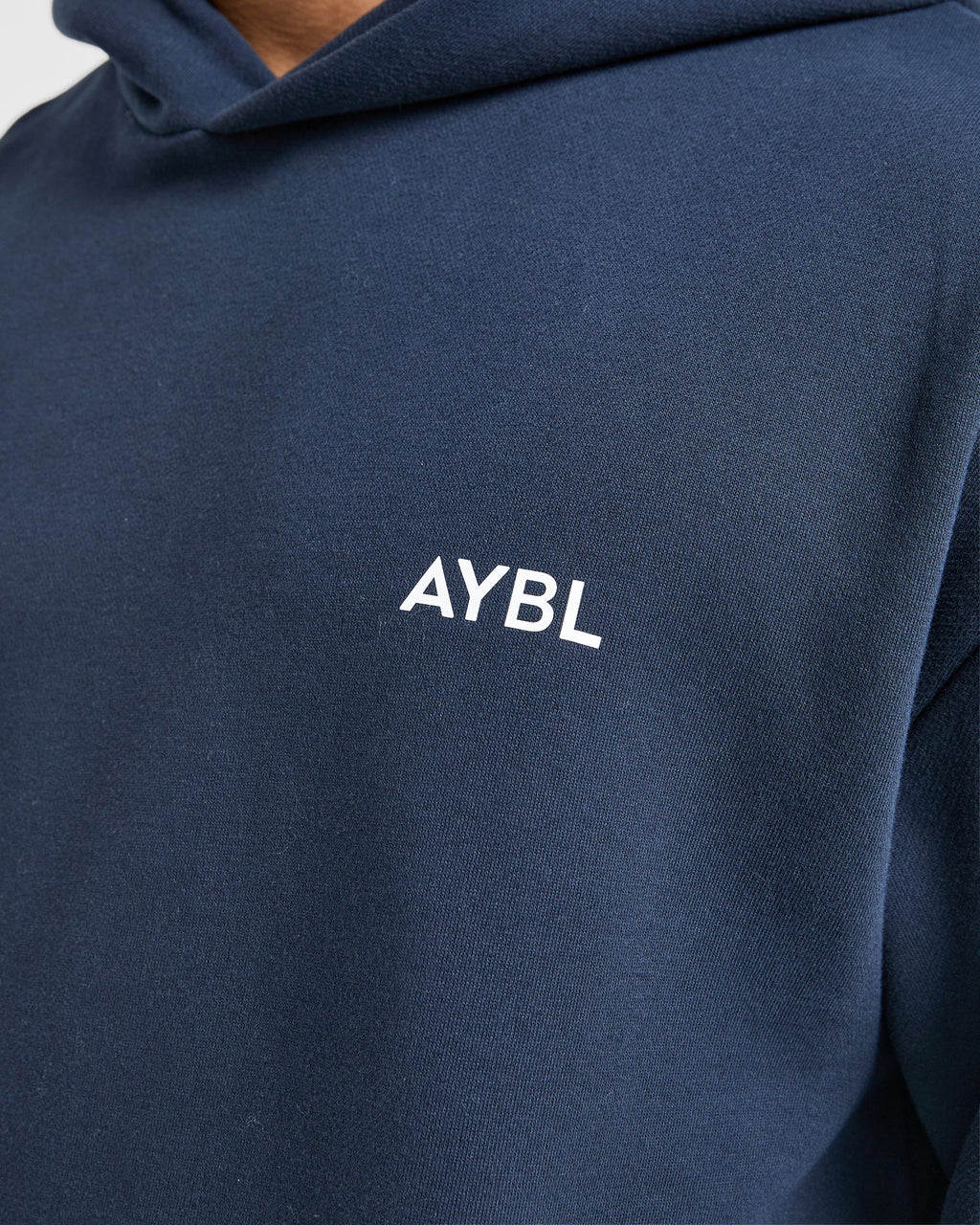 Essential Oversized Hoodie - Navy