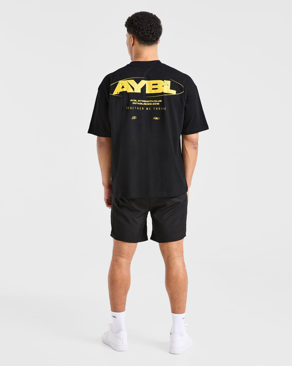 Orbit Oversized T Shirt - Noir/Jaune