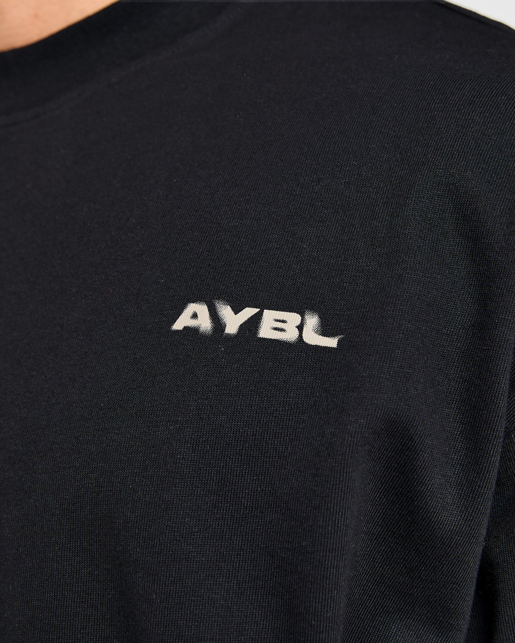 Blur Oversized T Shirt - Noir