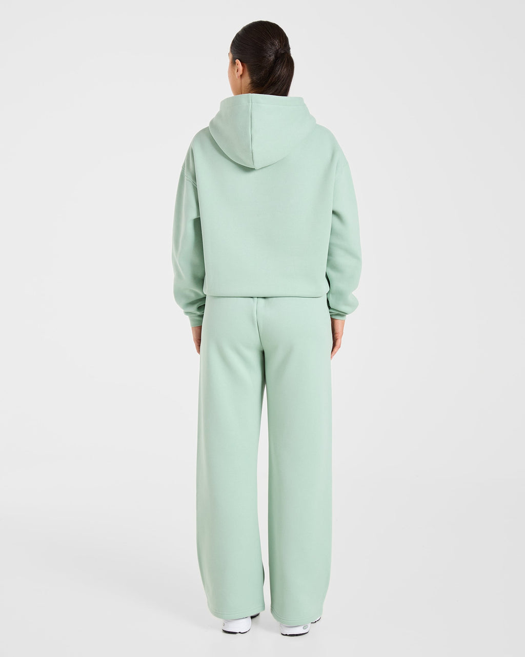 Varsity 2.0 Oversized Straight Leg Joggers - Sage Green
