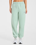 Varsity 2.0 Oversized Joggers - Sage Vert