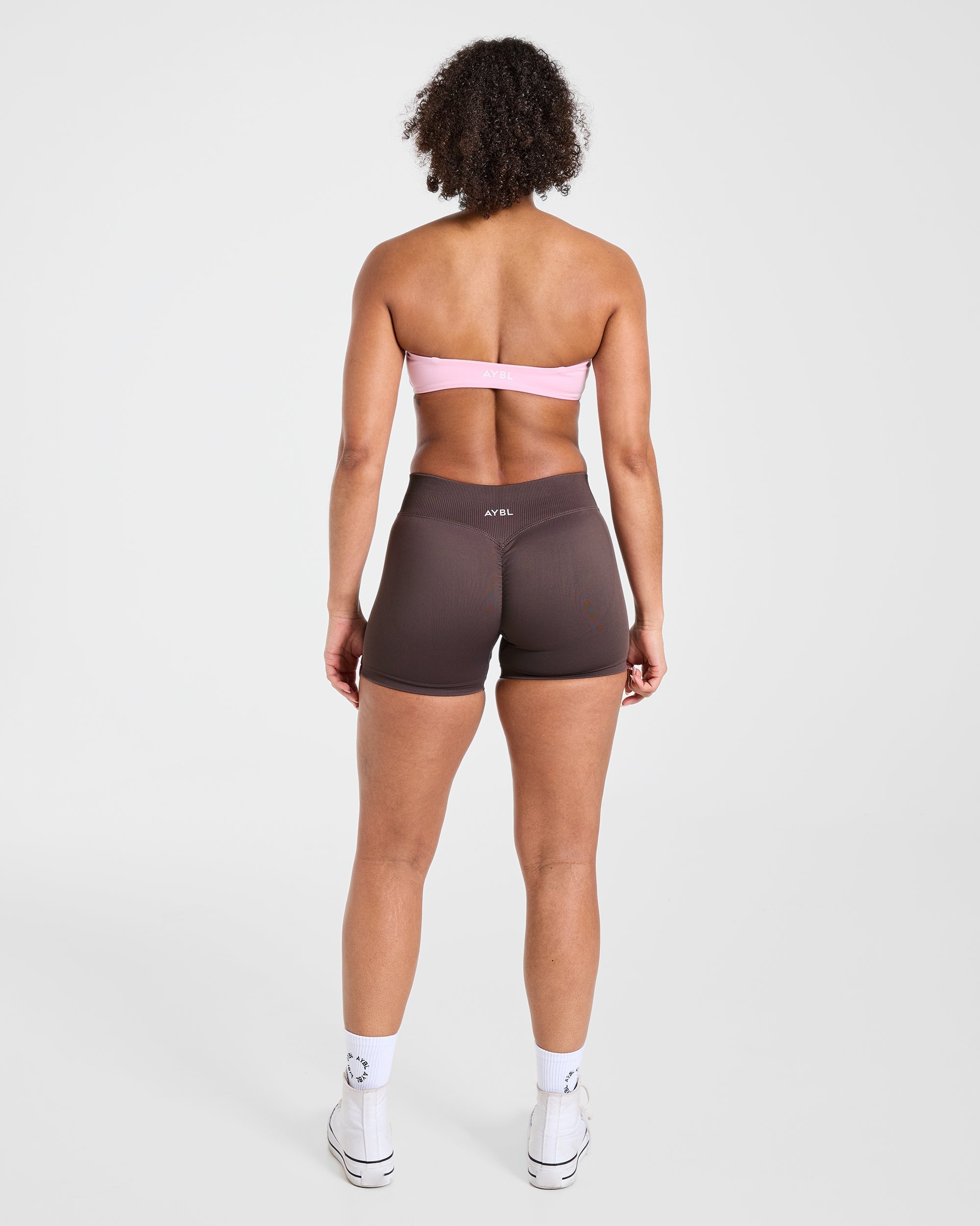 Essential Bandeau Sports Bra - Rose