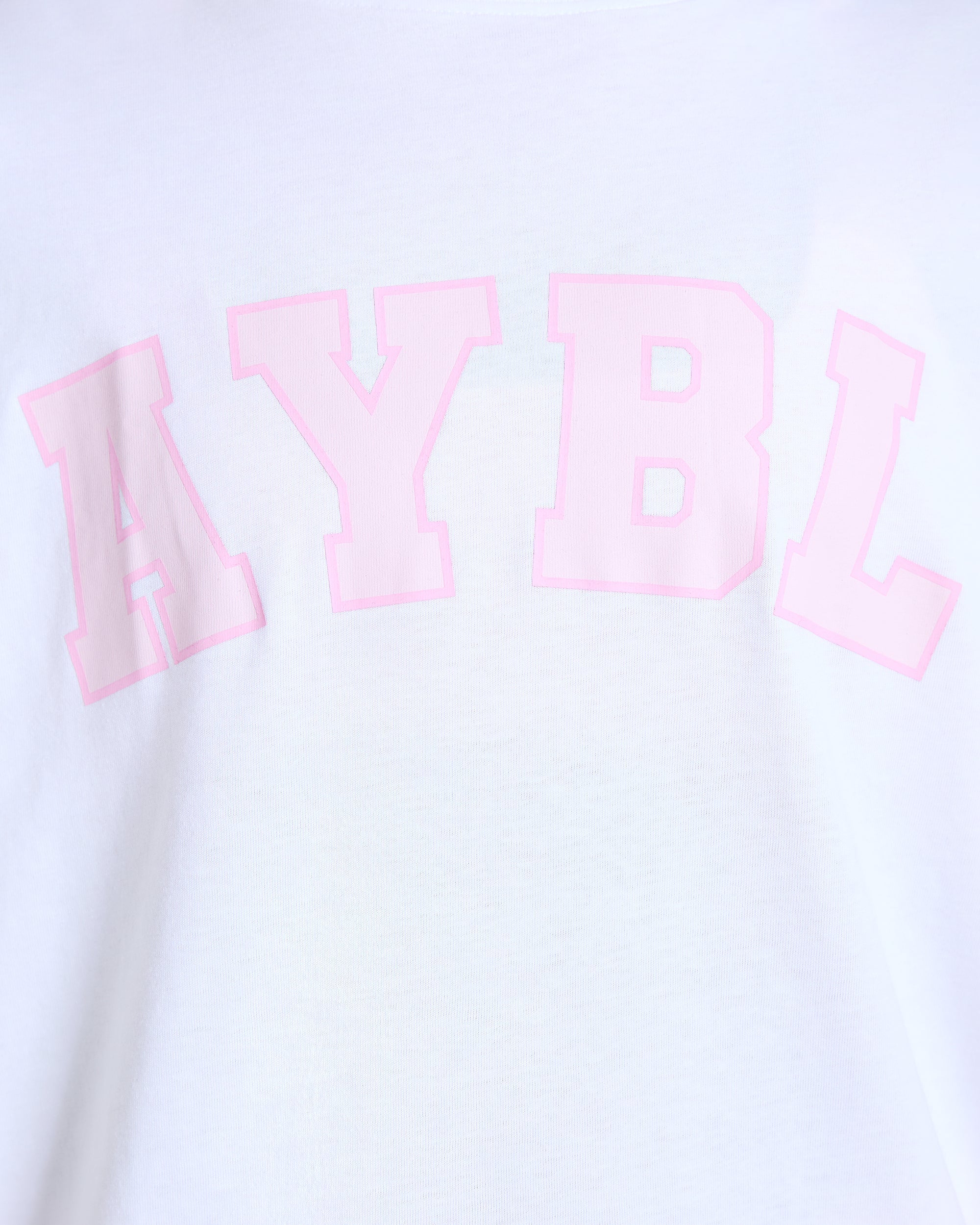 Varsity 2.0 Oversized T Shirt - Blanc/Rose