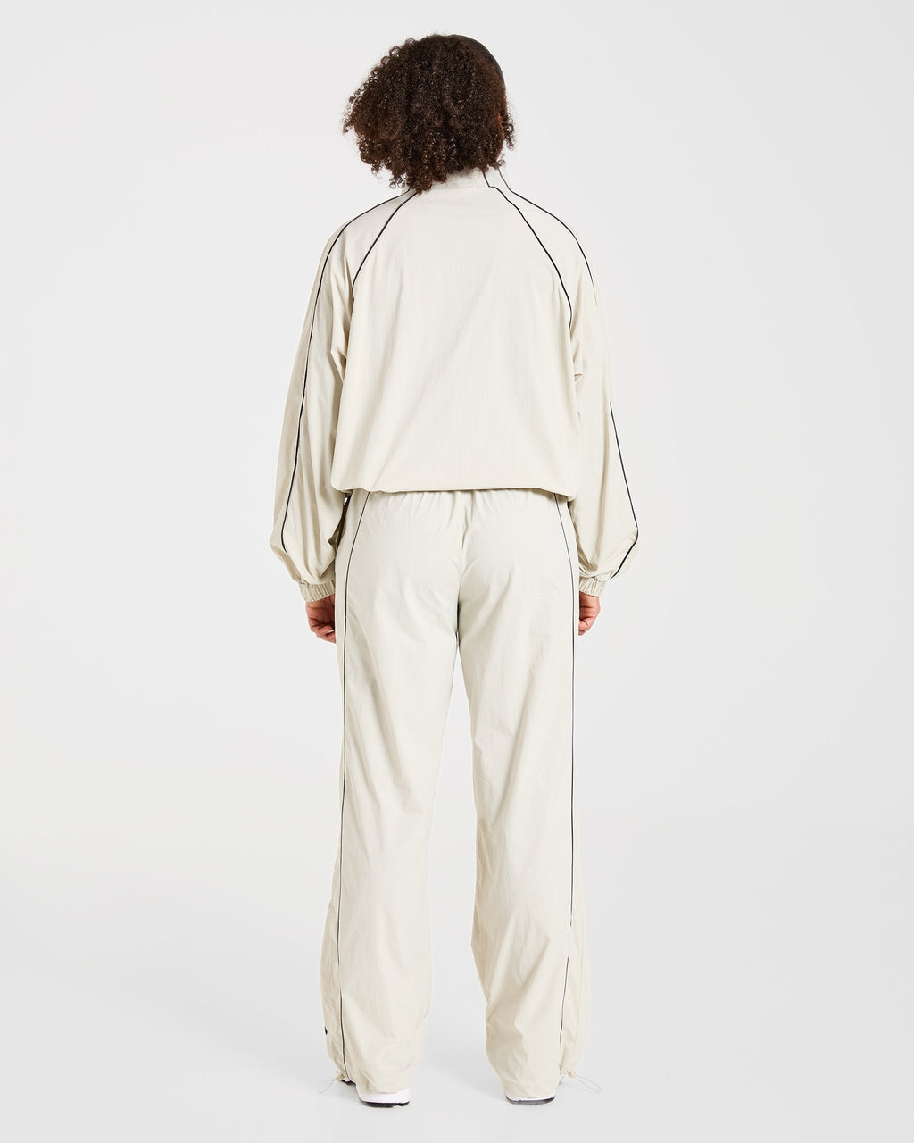Retro Track Jacket - Off Blanc