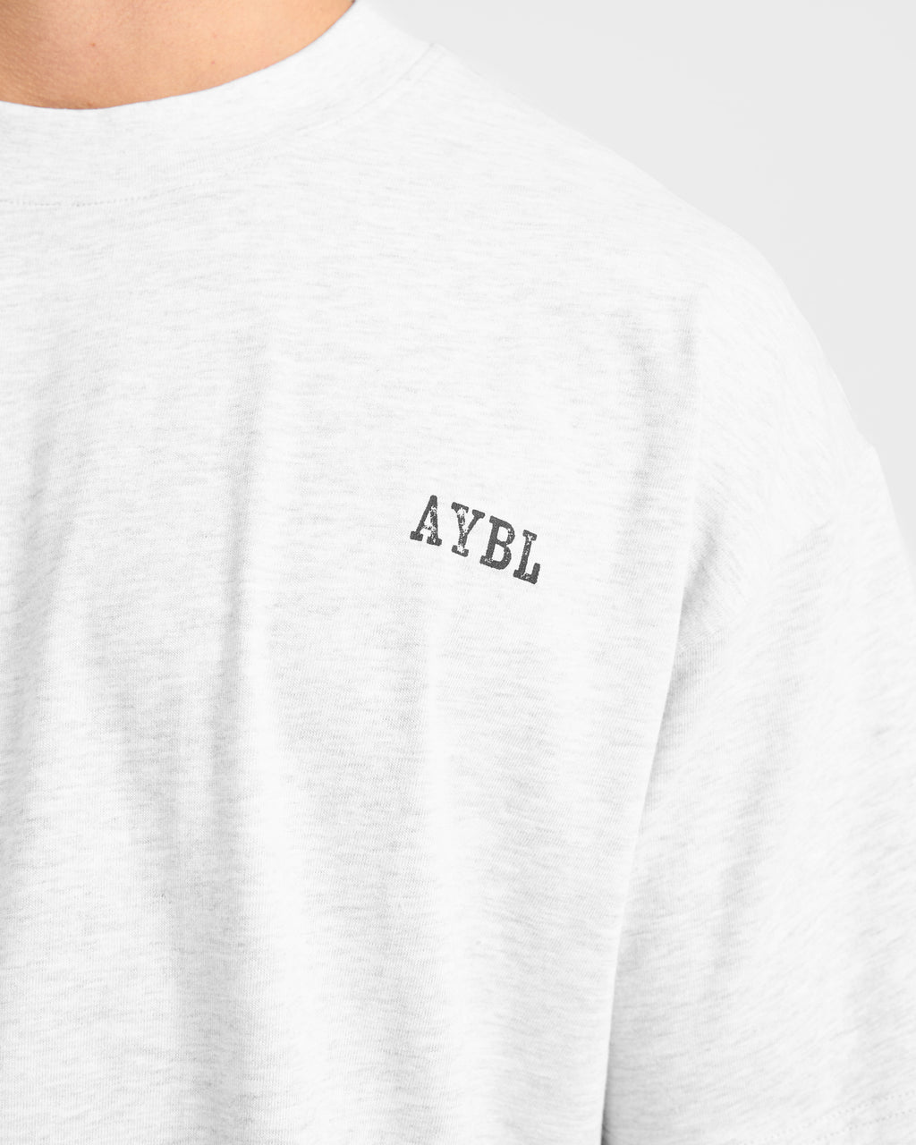 Lifting Essentials Oversized T Shirt - Gris Marl
