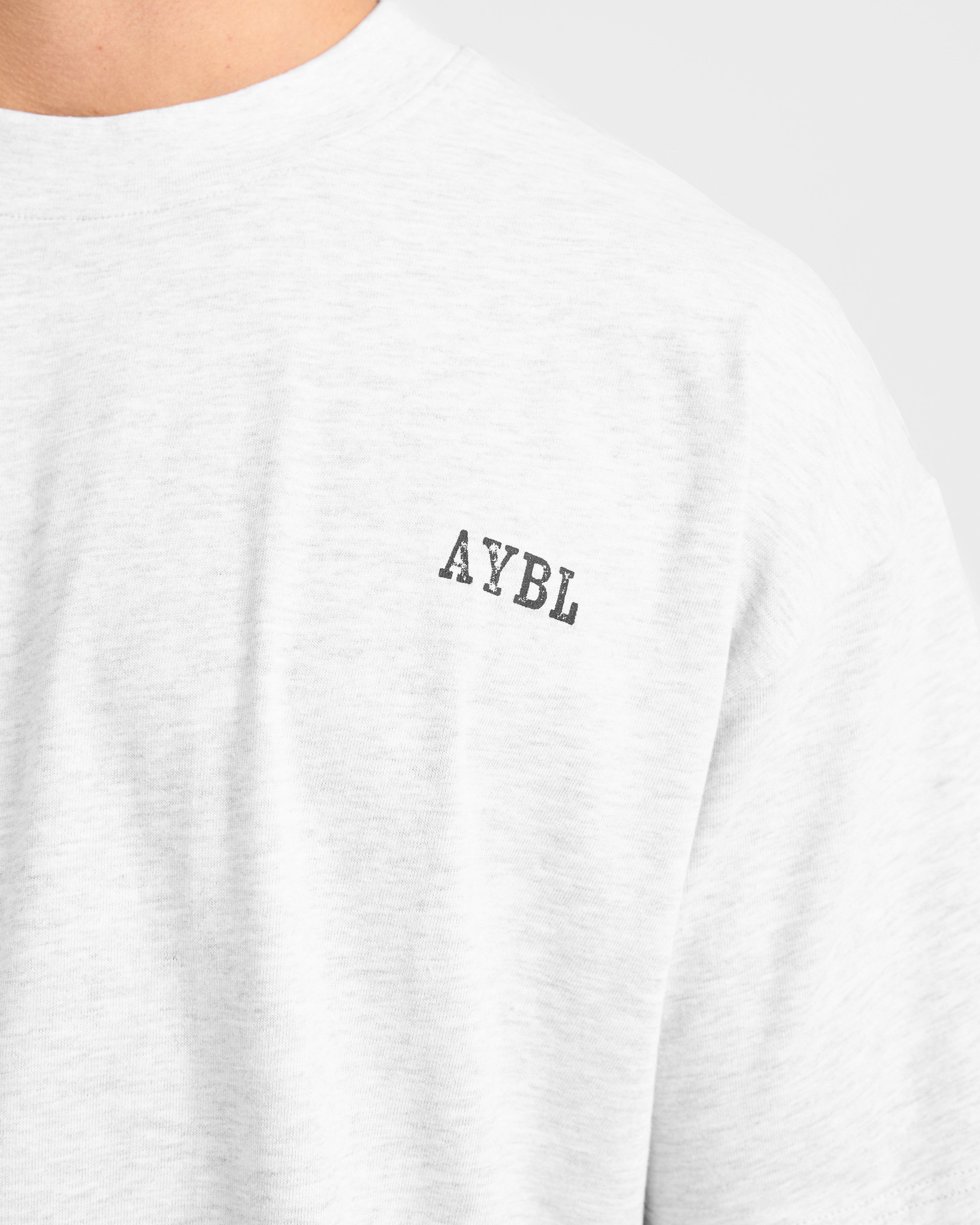 Lifting Essentials Oversized T Shirt - Gris Marl