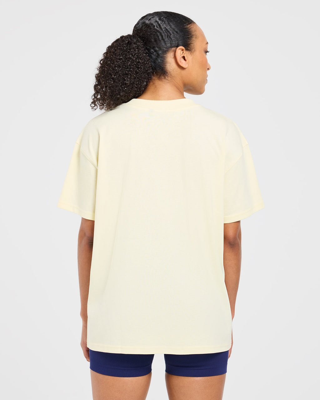 Varsity 2.0 Oversized T Shirt - Butter Jaune