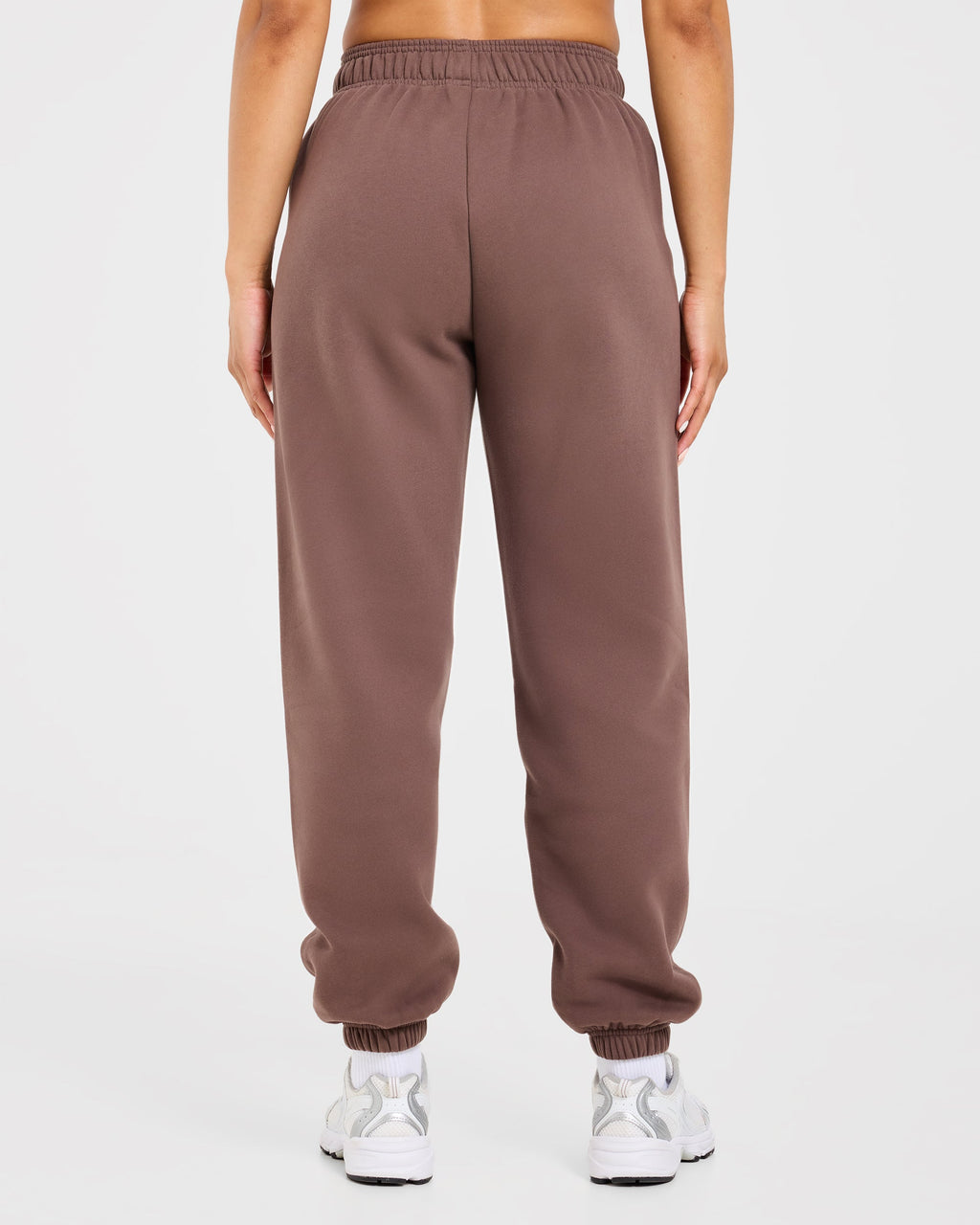 Varsity Applique Oversized Joggers - Marron