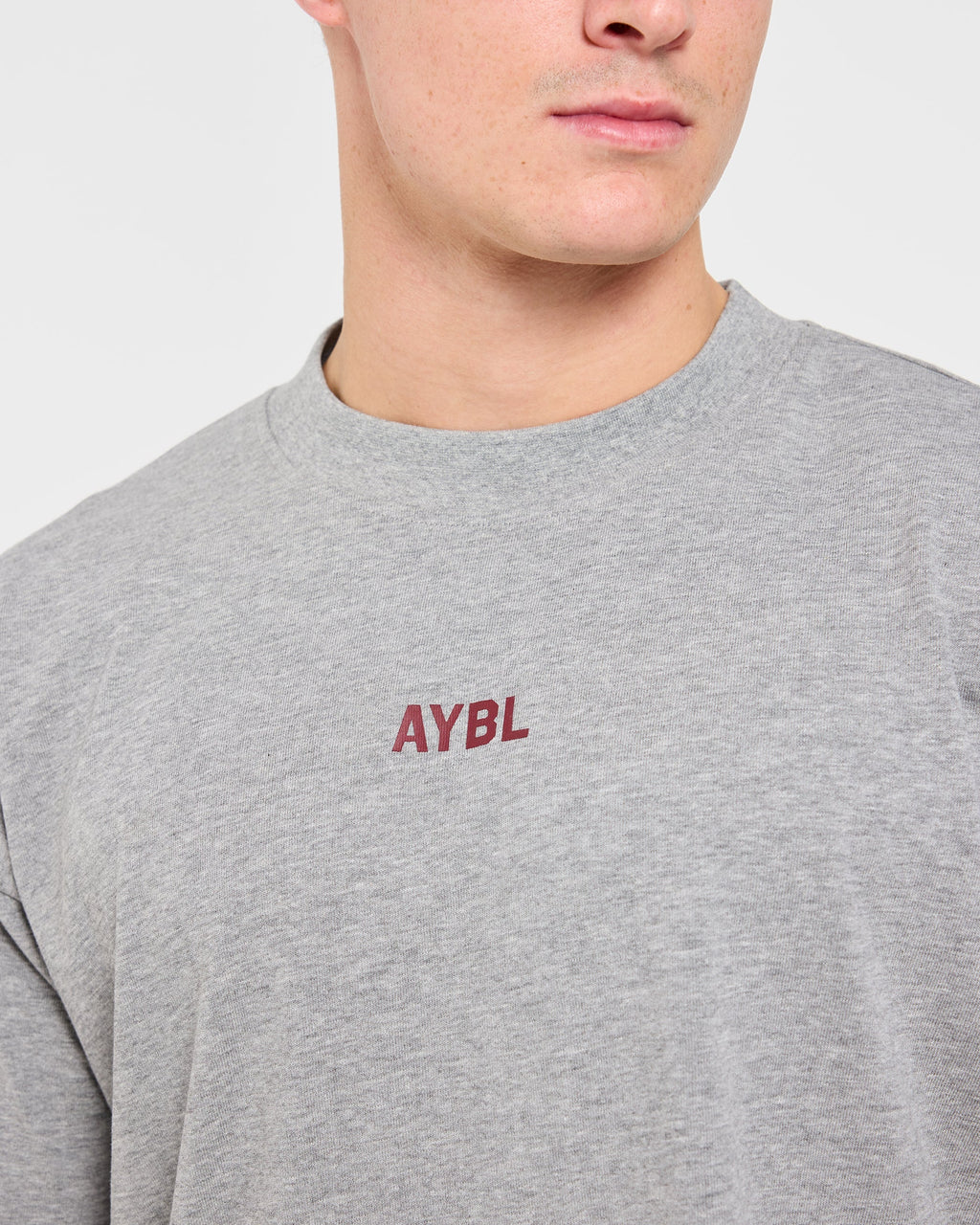 Cam Kissel x Persist Oversized T Shirt - Mid Gris Marl