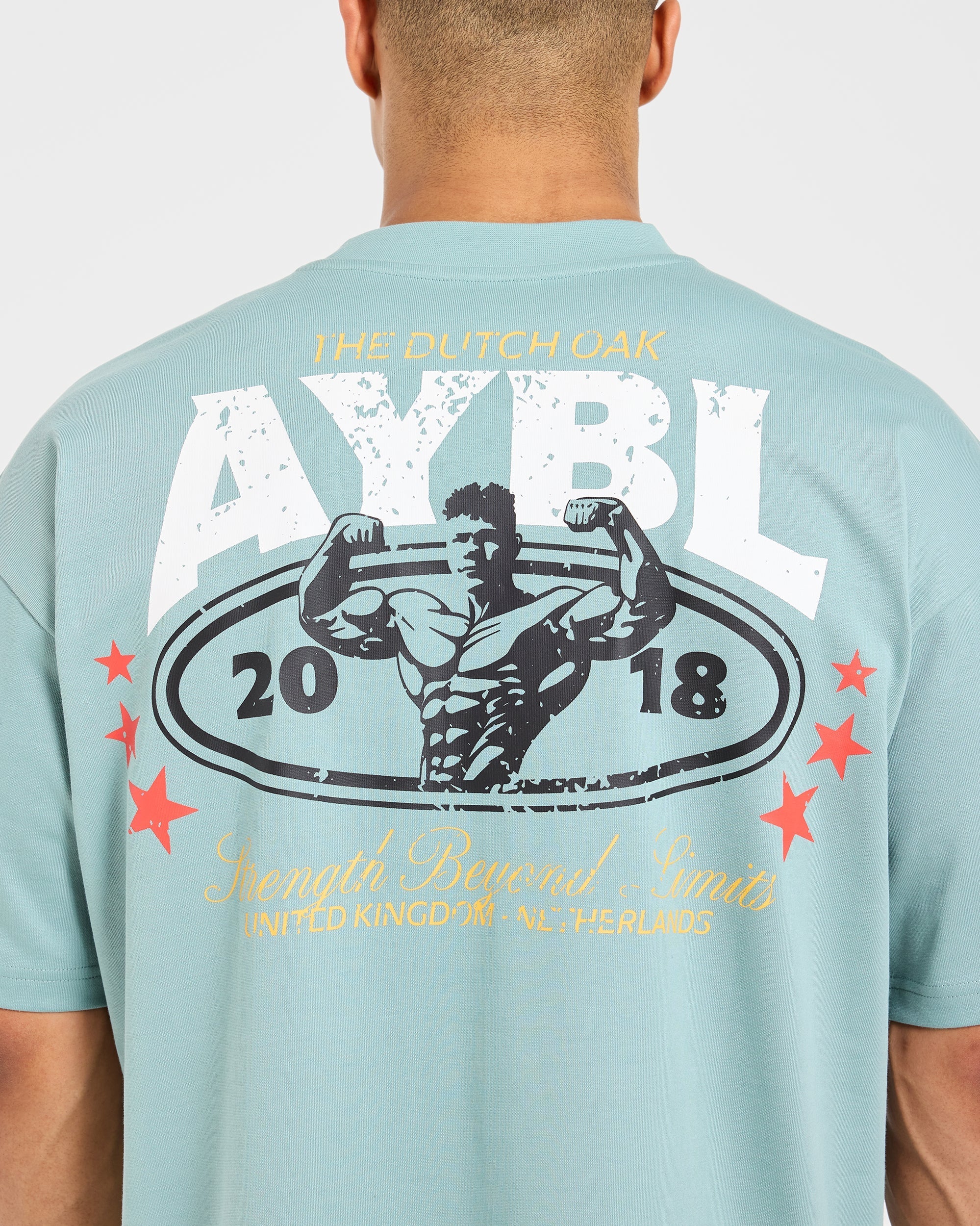 Wesley Vissers X Beyond Limits Oversized T Shirt - Aqua Mint
