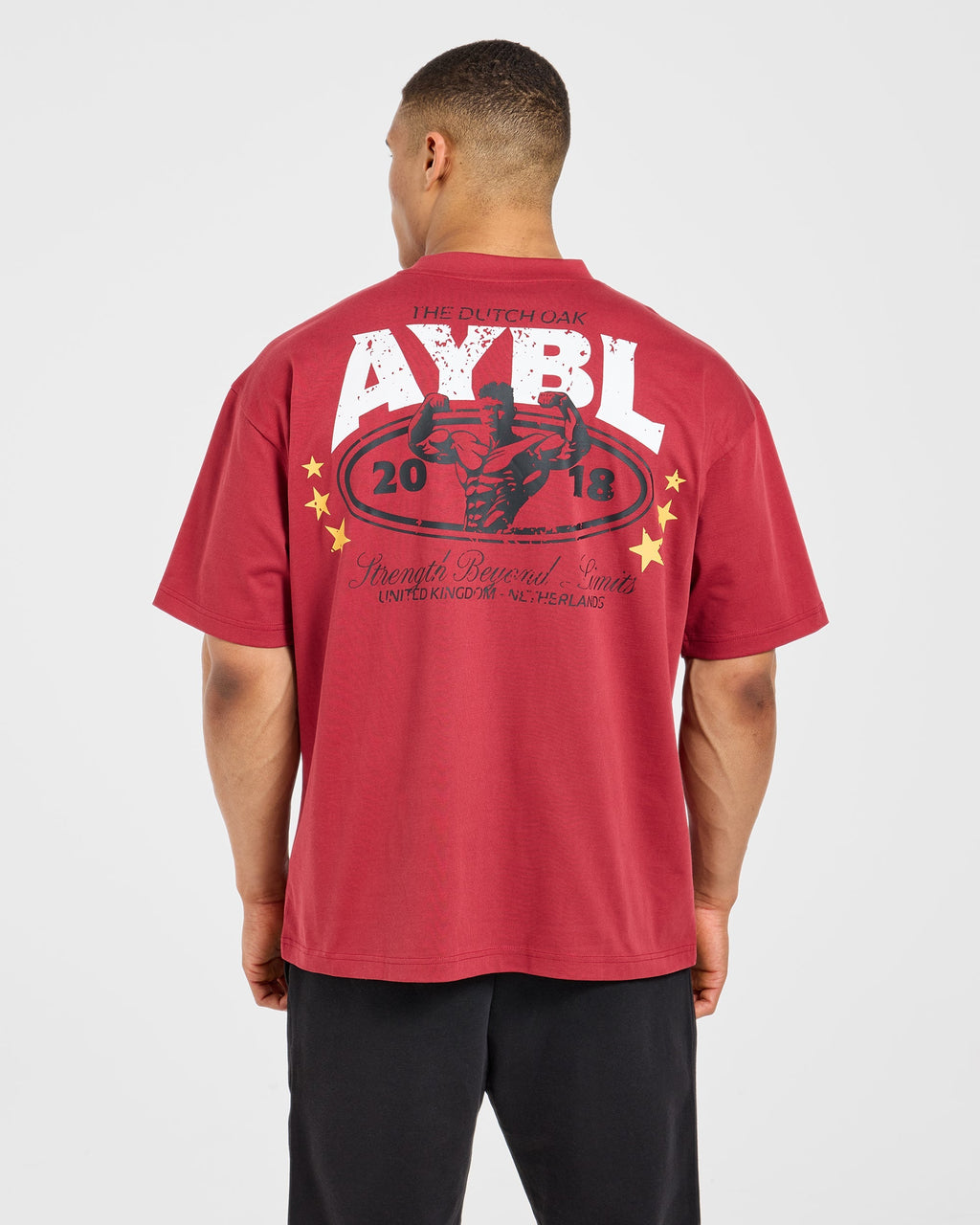Wesley Vissers X Beyond Limits Oversized T Shirt - Rouge