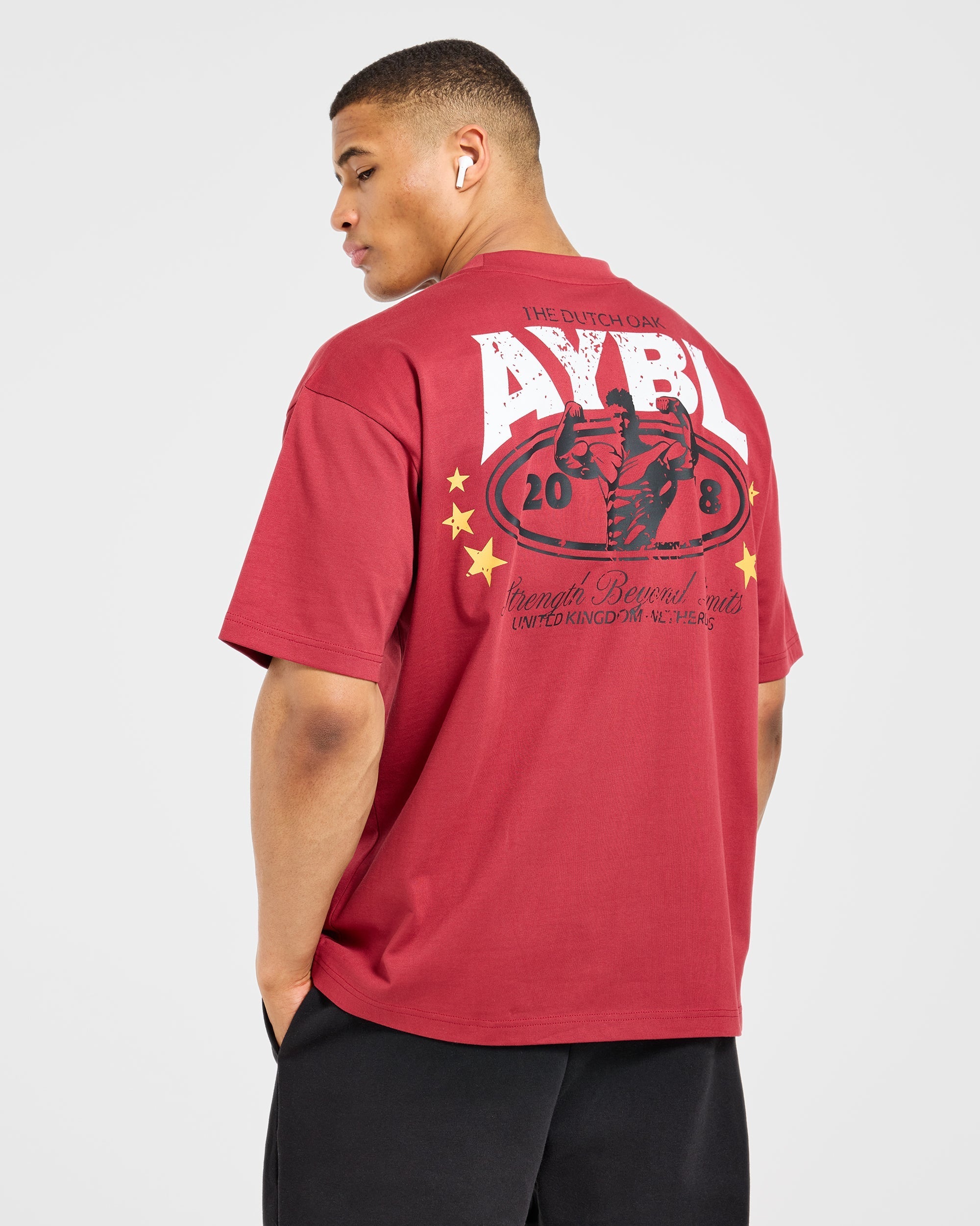 Wesley Vissers X Beyond Limits Oversized T Shirt - Rouge