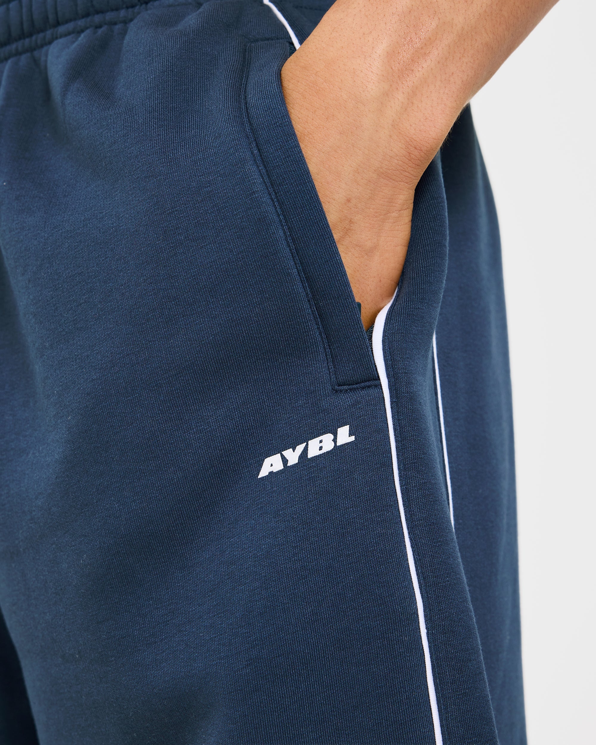 Restore Oversized Straight Leg Joggers - Navy Blue