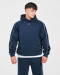 Restore Oversized Hoodie - Navy Blue
