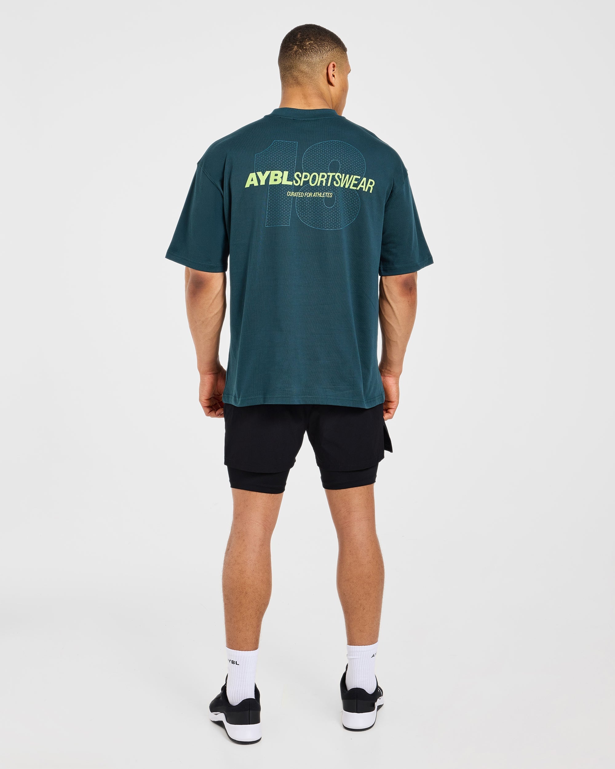 AYBL Sportswear 18 Oversized T Shirt - Teal Vert