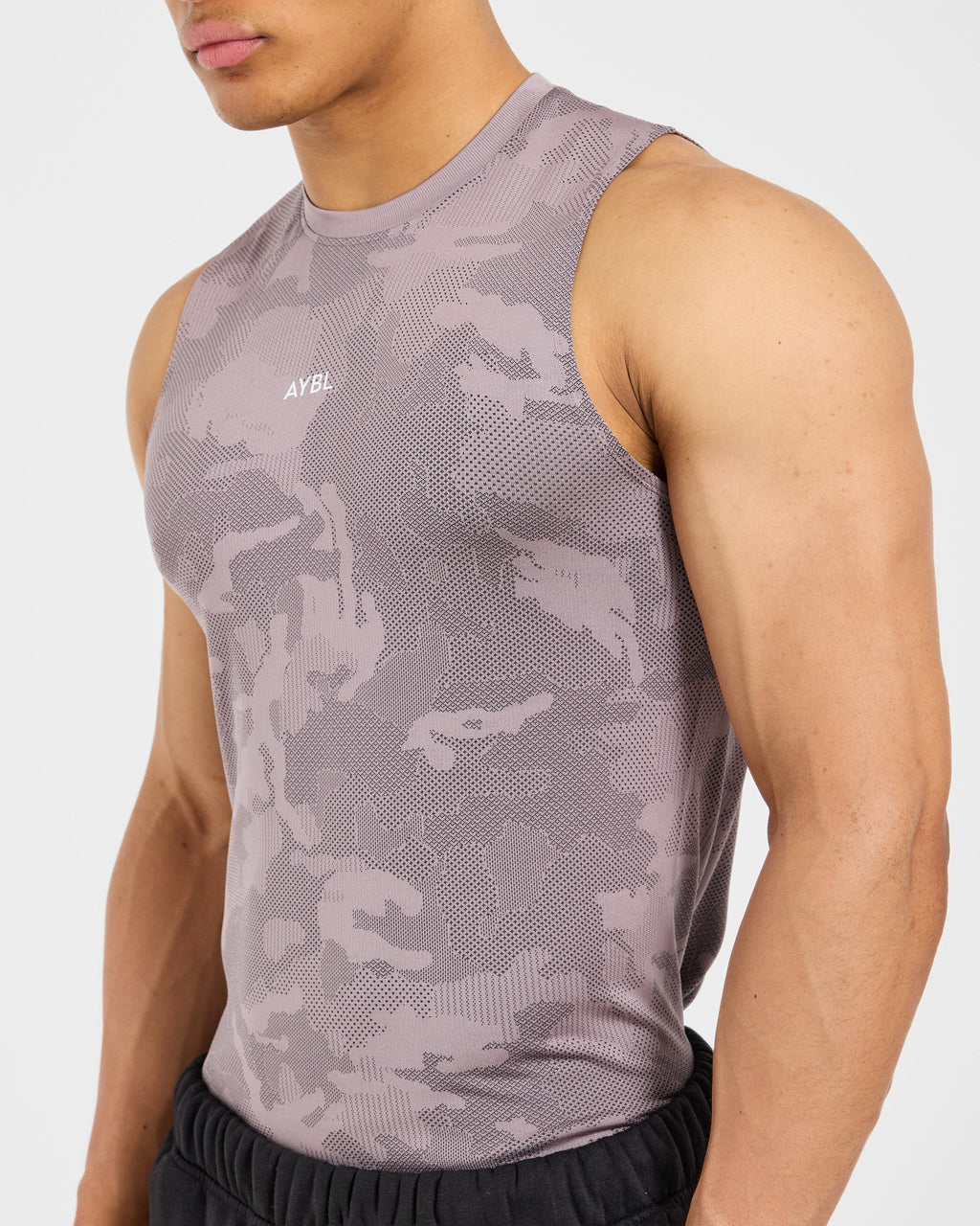 Camo Seamless Tank - Woodland Taupe