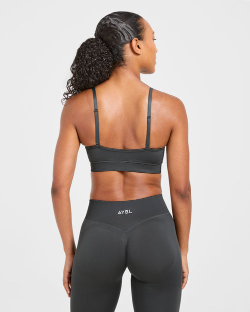 Adapt Seamless Sports Bra - Dark Charcoal