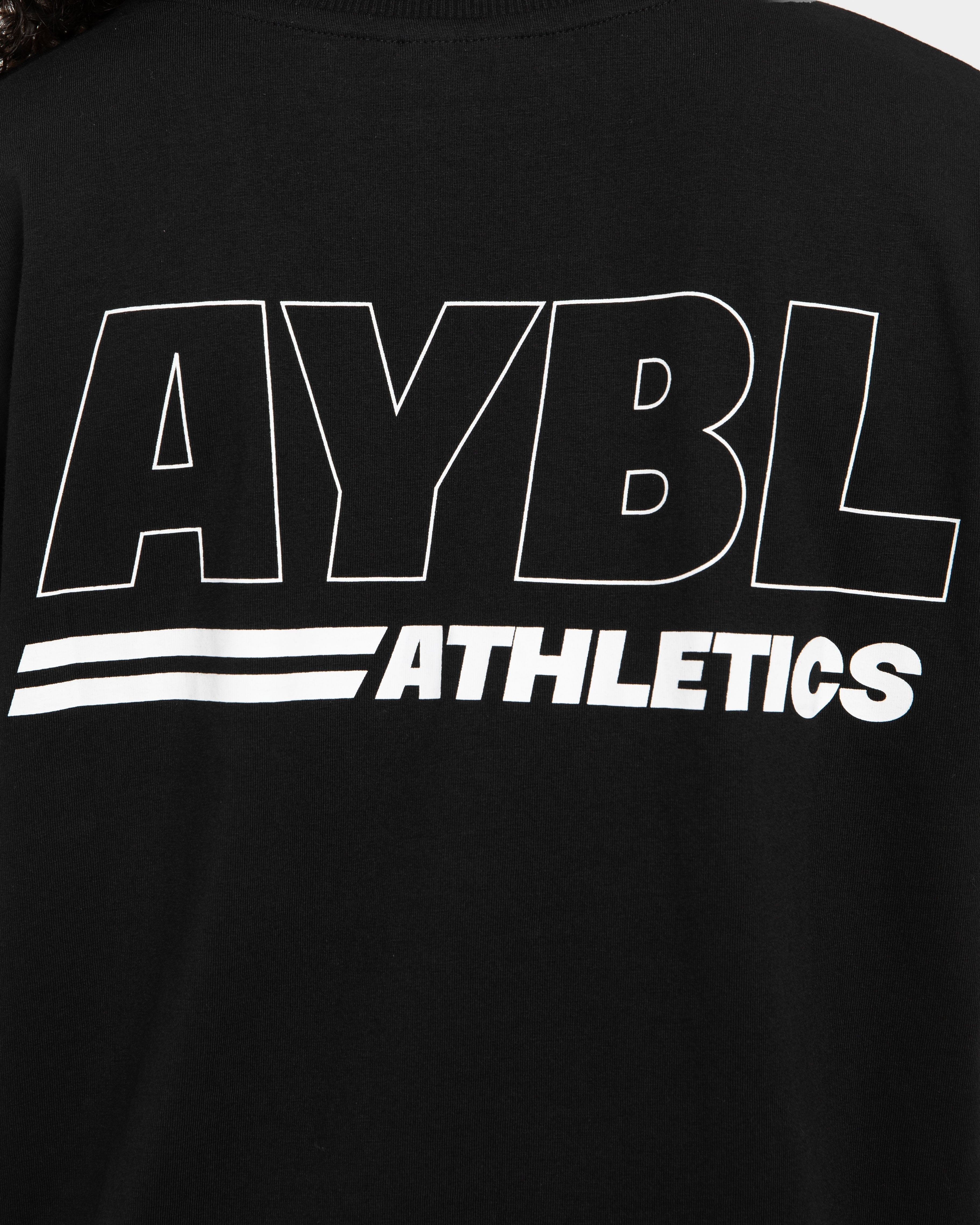 Athletics Track Oversized T Shirt - Noir/Blanc