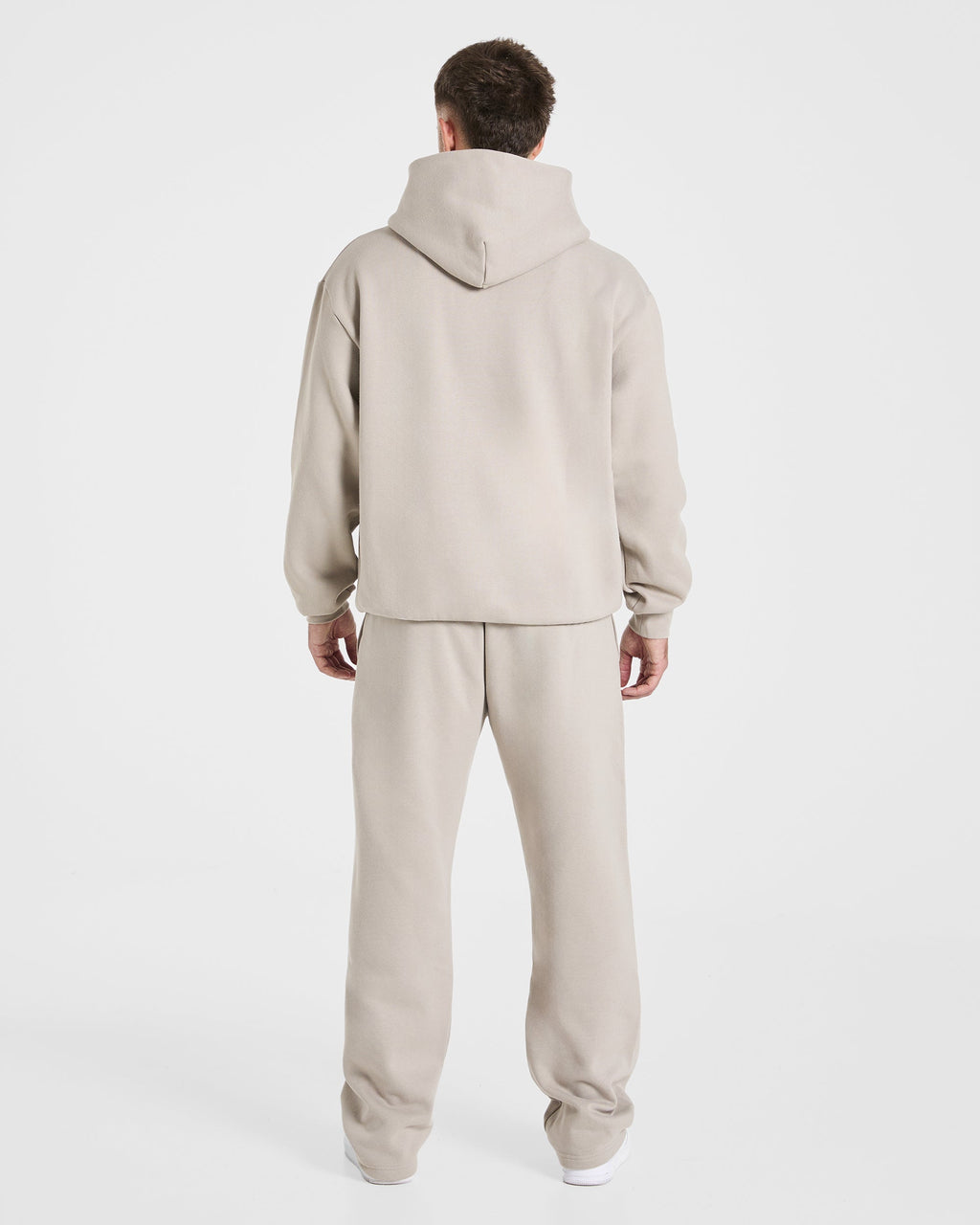Essential Oversized Straight Leg Joggers - Stone