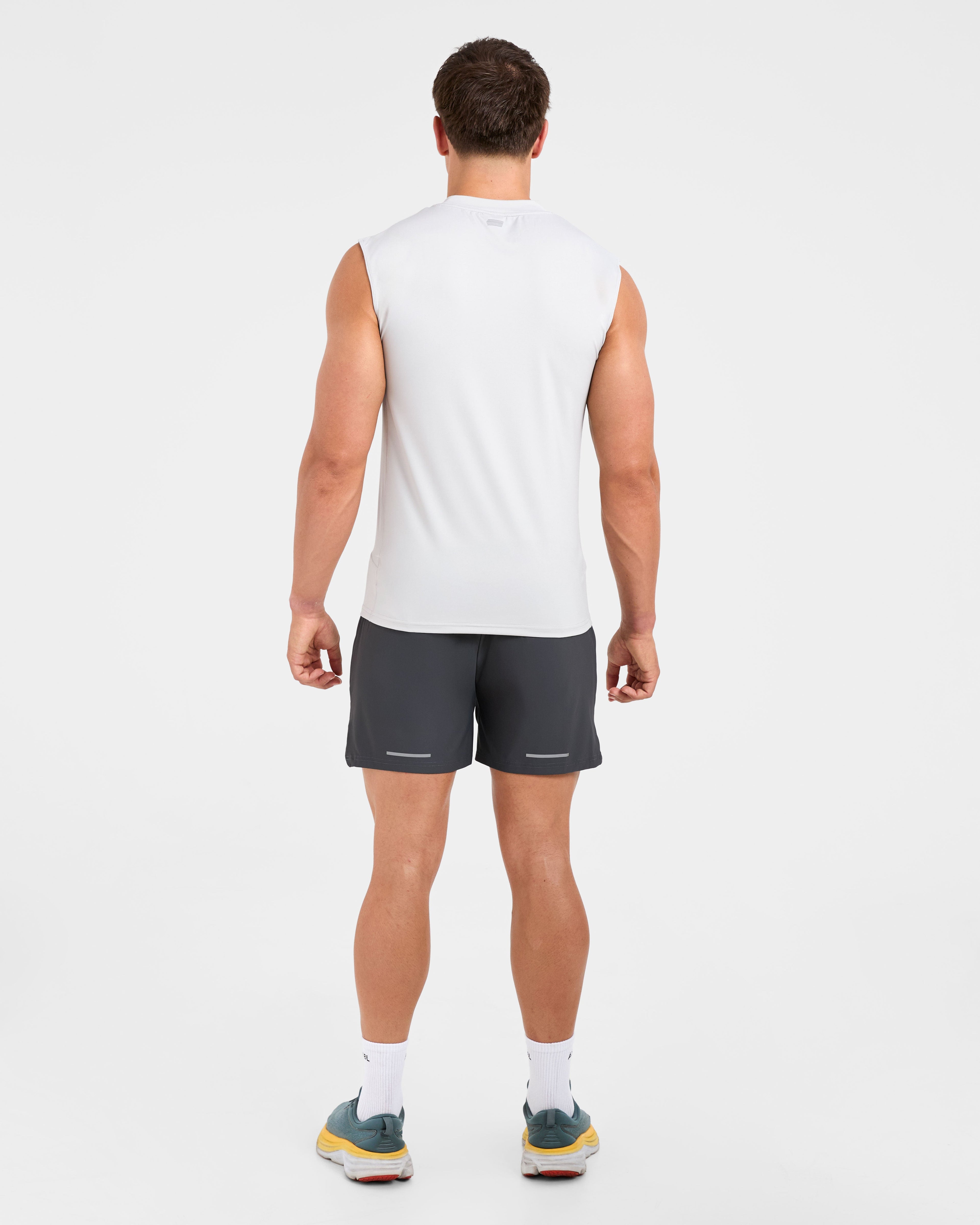 Run Slim Tank - Ice Gris