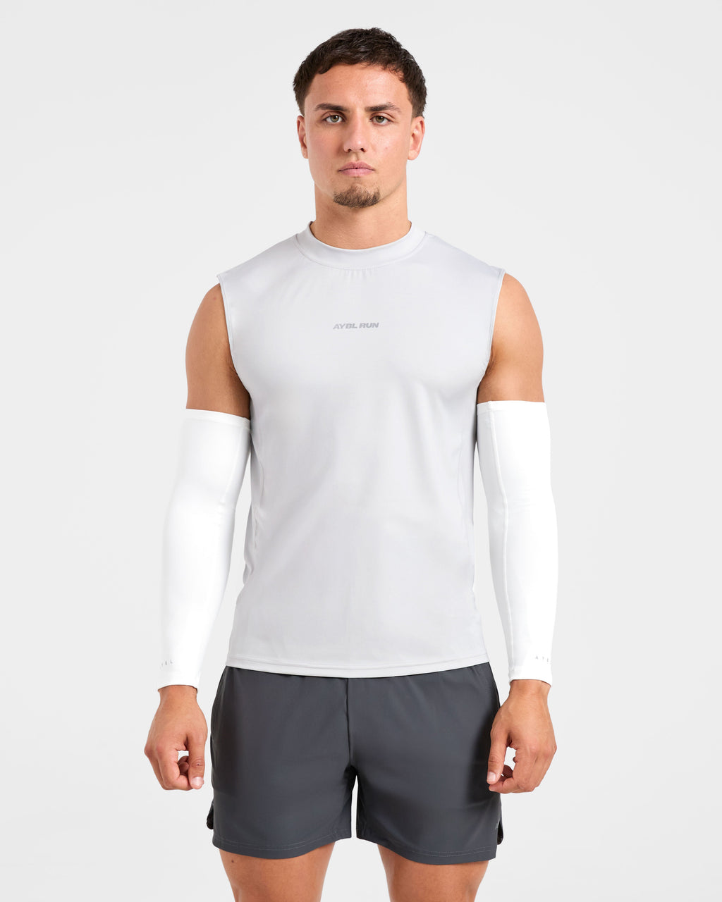 Base Layer Arm Sleeves - Blanc