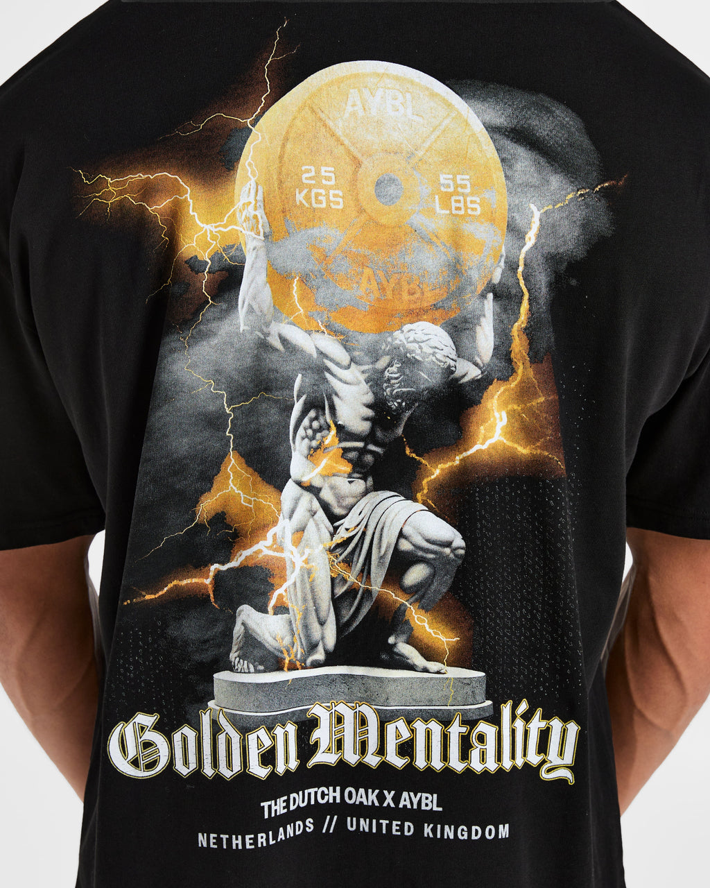 Wesley Vissers x Golden Mentality Oversized T Shirt - Noir