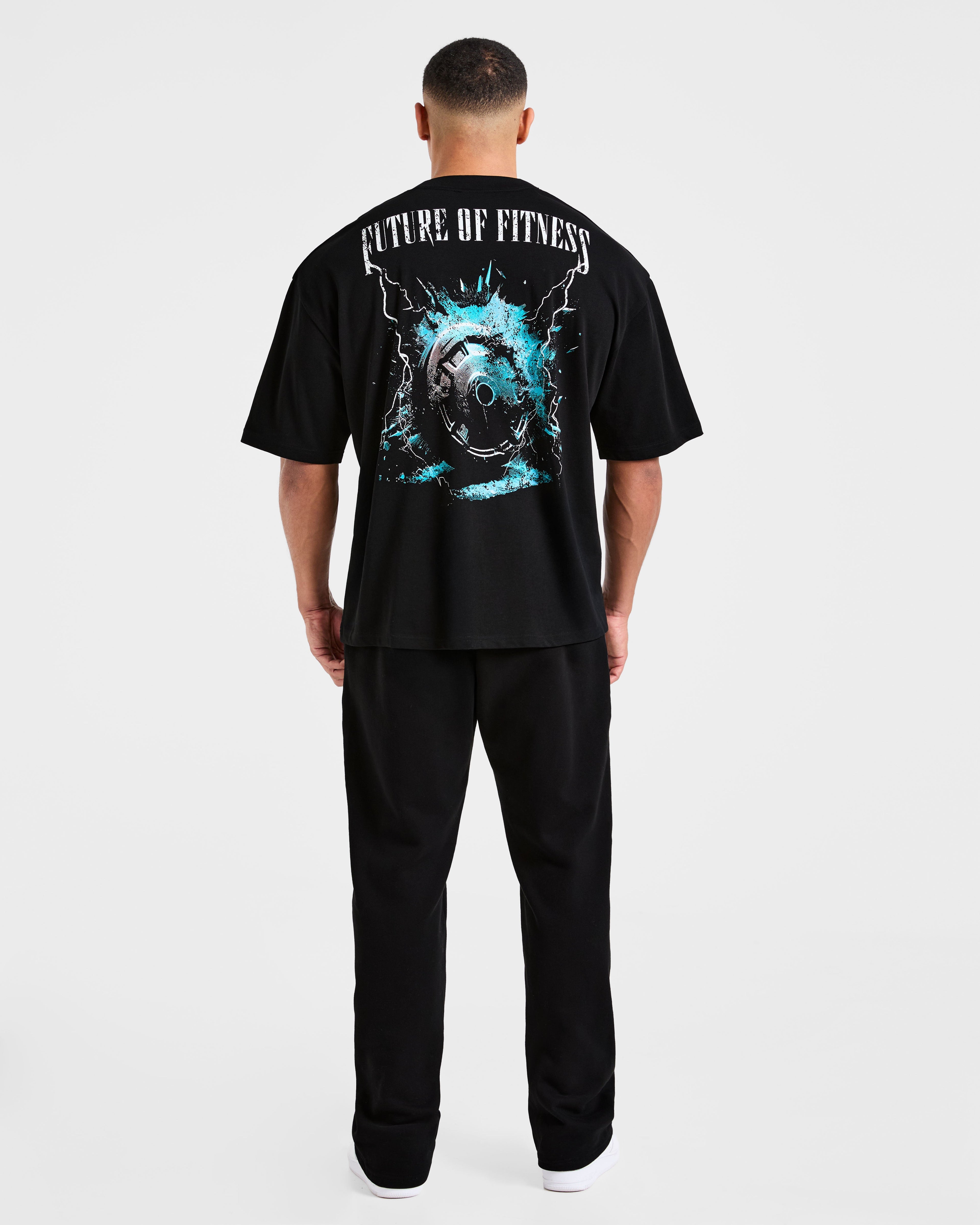 Breaking Weights Oversized T Shirt - Noir