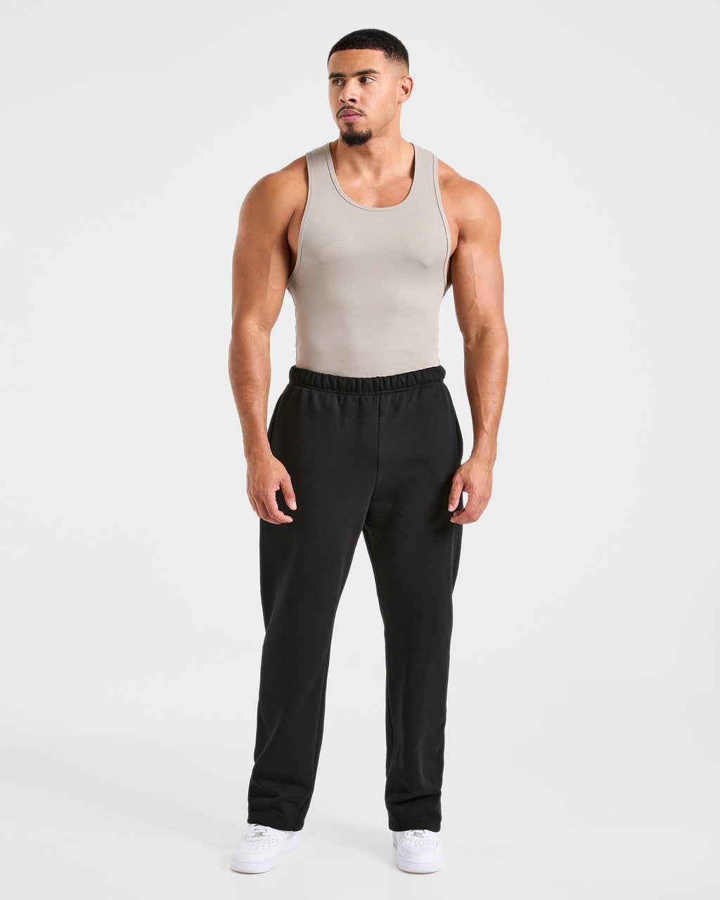 Muscle Ribbed Tank - Cloud Gris