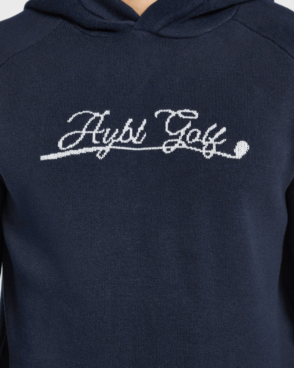 Golf Club Knitted Hoodie - Navy