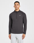 Precision Hybrid 1/4 Zip Pullover - Charcoal